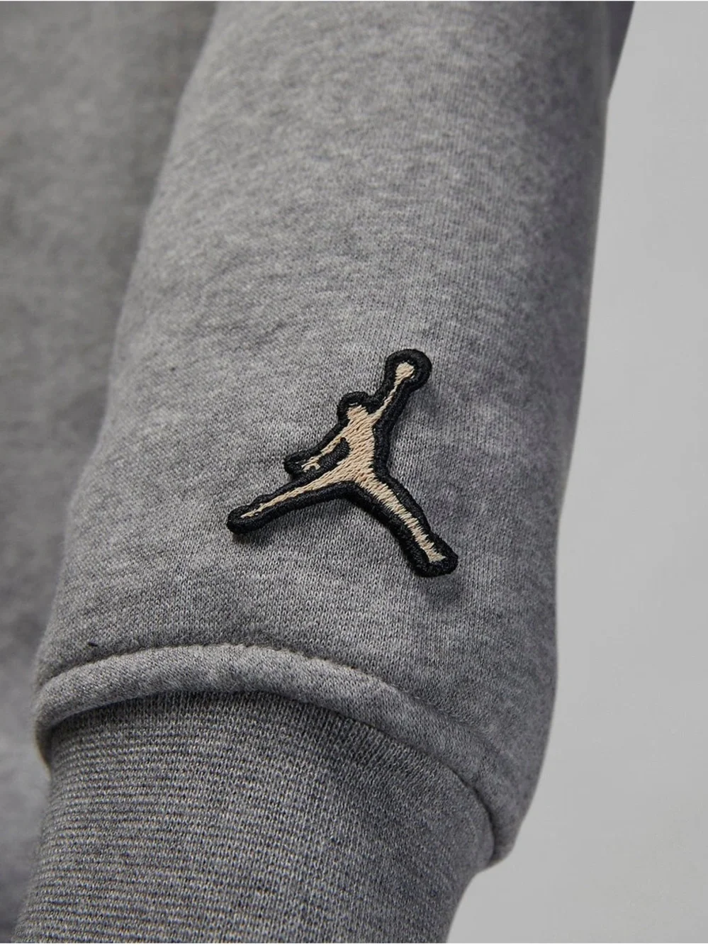 JordanAir Jordan Holiday Fleece Crew Sweatshirt 'Grey’ Size Medium